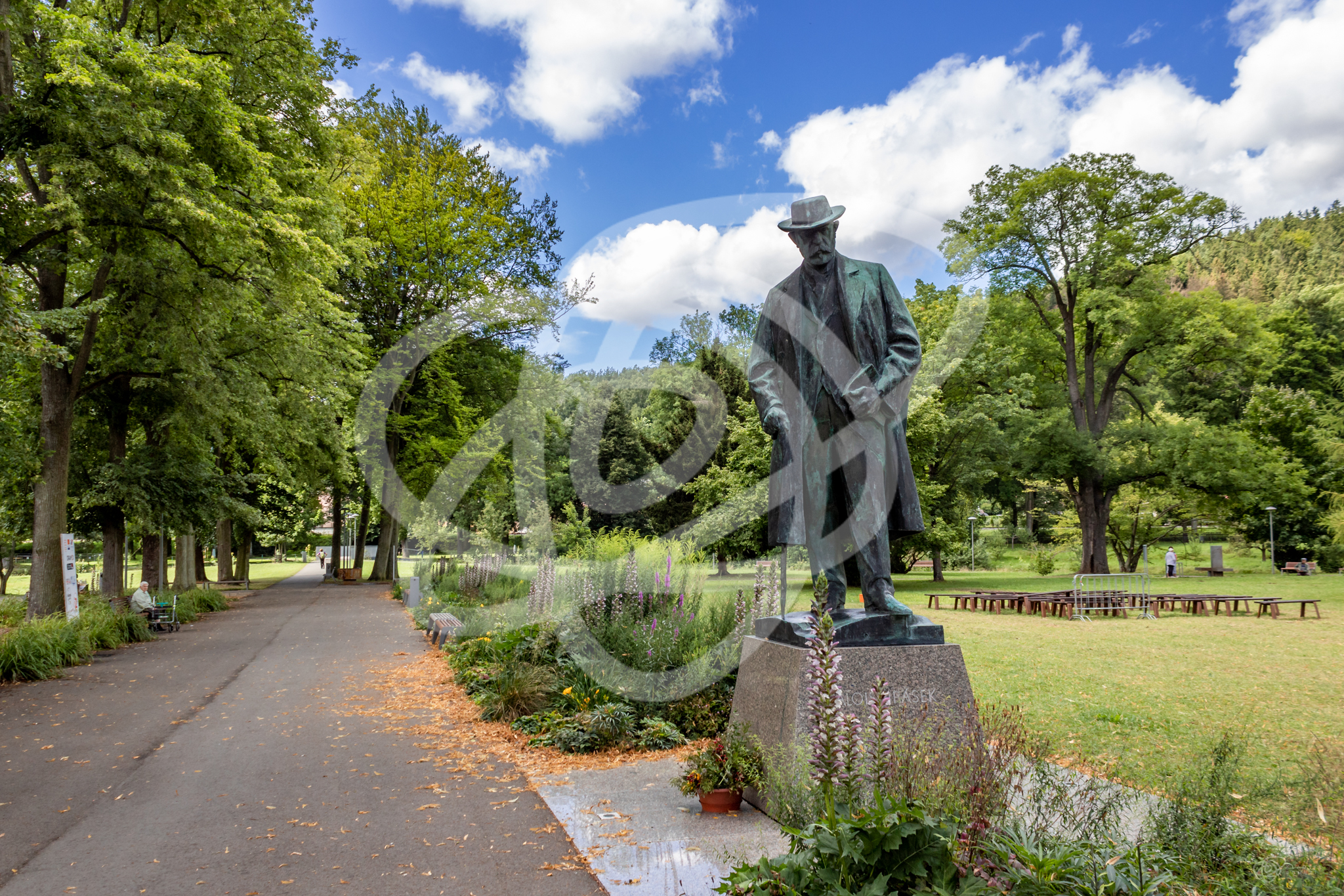 Hronov - park s minerálními prameny